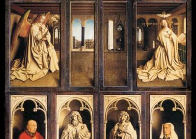 “The Ghent Altarpiece” (1432) by Hubert and Jan van Eyck