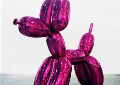 “Balloon Dog” (1994) by Jeff Koons
