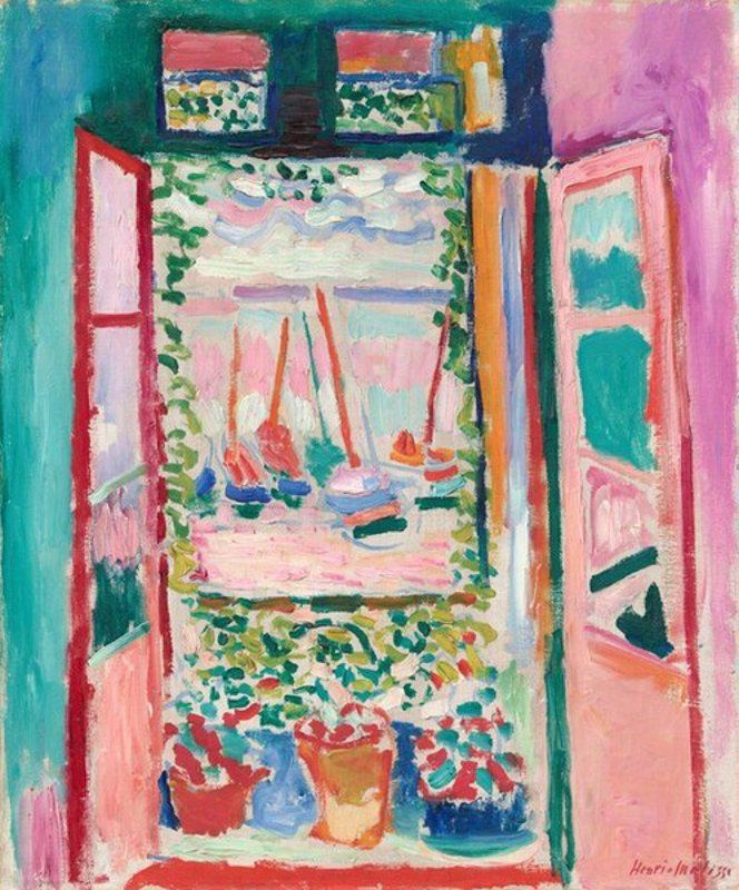 “Open Window, Collioure” (1905) by Henri Matisse