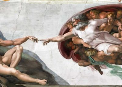“The Creation of Adam” (1511) by Michelangelo