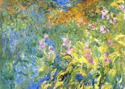 “Irises” (1917) by Claude Monet