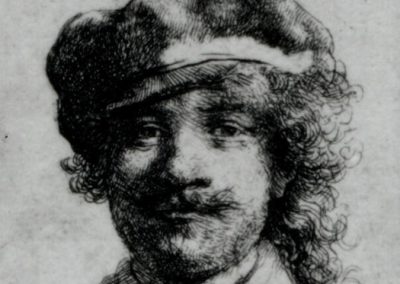 “Portrait of the Artist as a Young Man” (1633) by Rembrandt